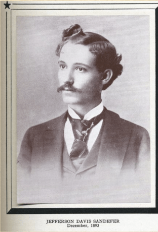 J. D. Sandefer, 1893