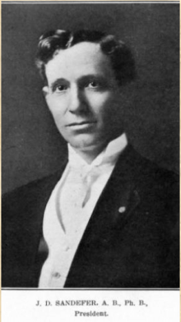 J. D. Sandefer, President