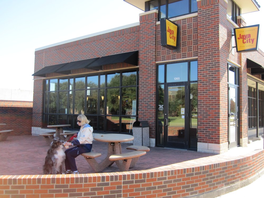 Trina & Wrangler at Java City